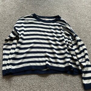 10/$25 WOMENS SO SWEATER, NAVY WHITE